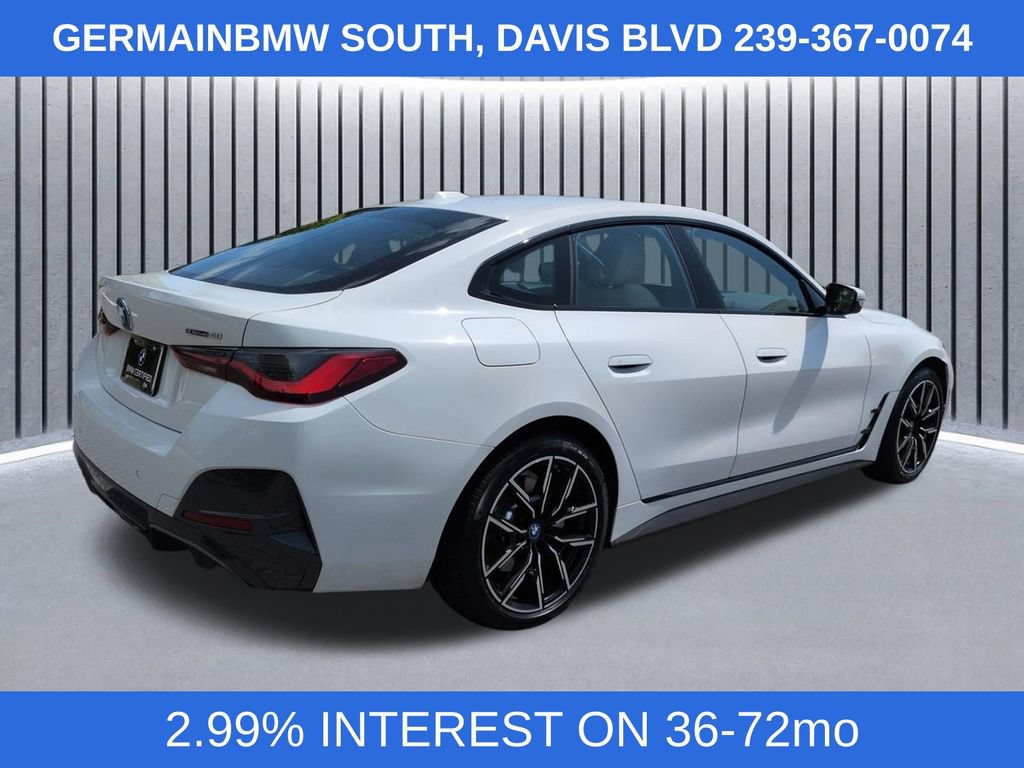 Used 2023 BMW i4 eDrive40 w/ M Sport Package RWD image 5