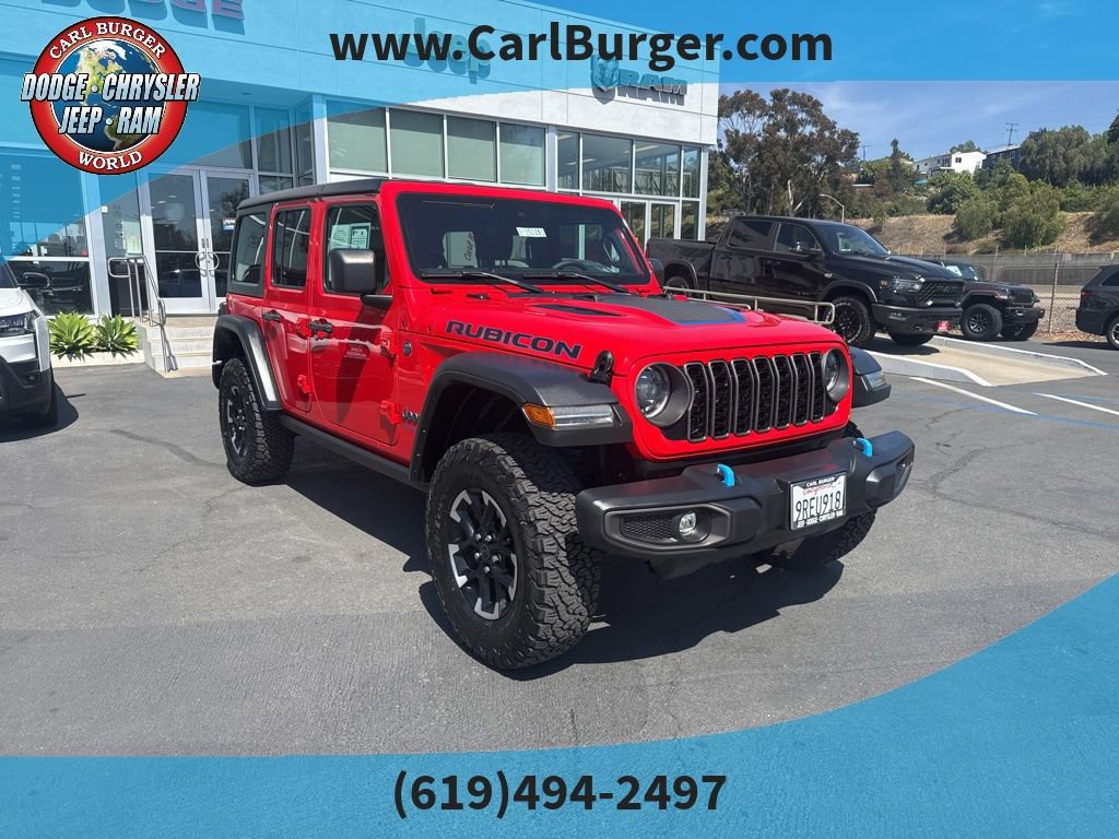 Used 2024 Jeep Wrangler Unlimited Rubicon 4xe AWD/4WD video 1