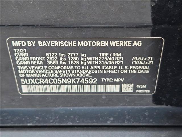 Used 2022 BMW X5 sDrive40i w/ Parking Assistance Package RWD image 15