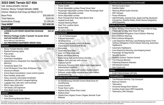 Used 2023 GMC Terrain SLT image 5