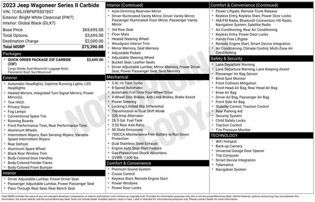 Used 2023 Jeep Wagoneer Series II image 6