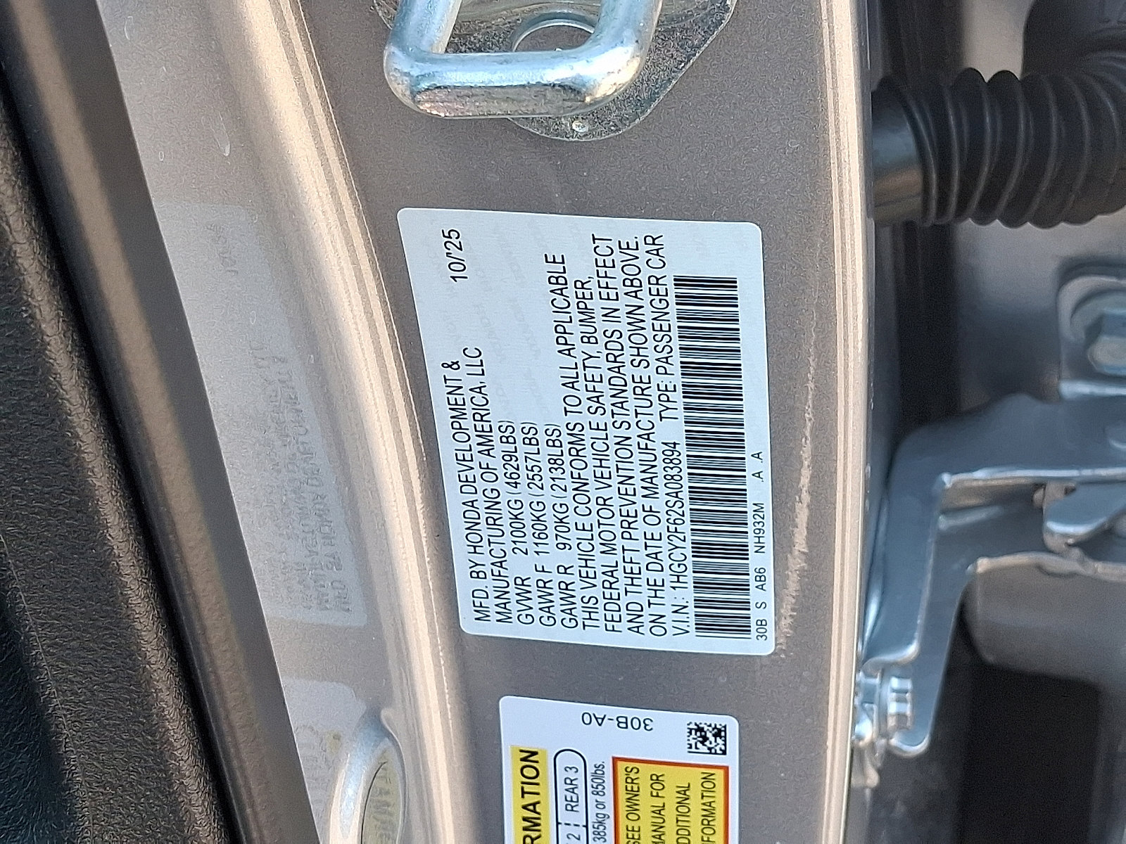 Used 2025 Honda Accord EX-L image 4