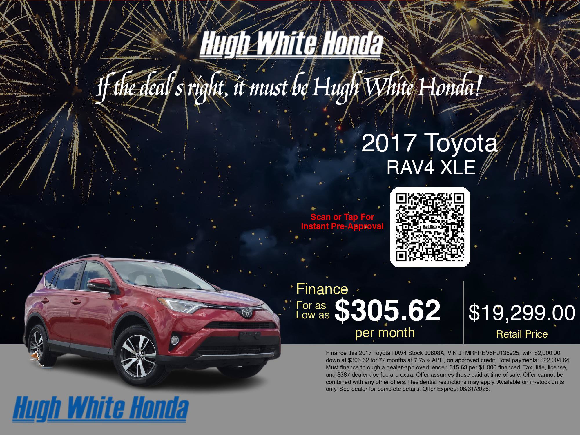 Used 2017 Toyota RAV4 XLE w/ All Weather Liner Package AWD/4WD image 3