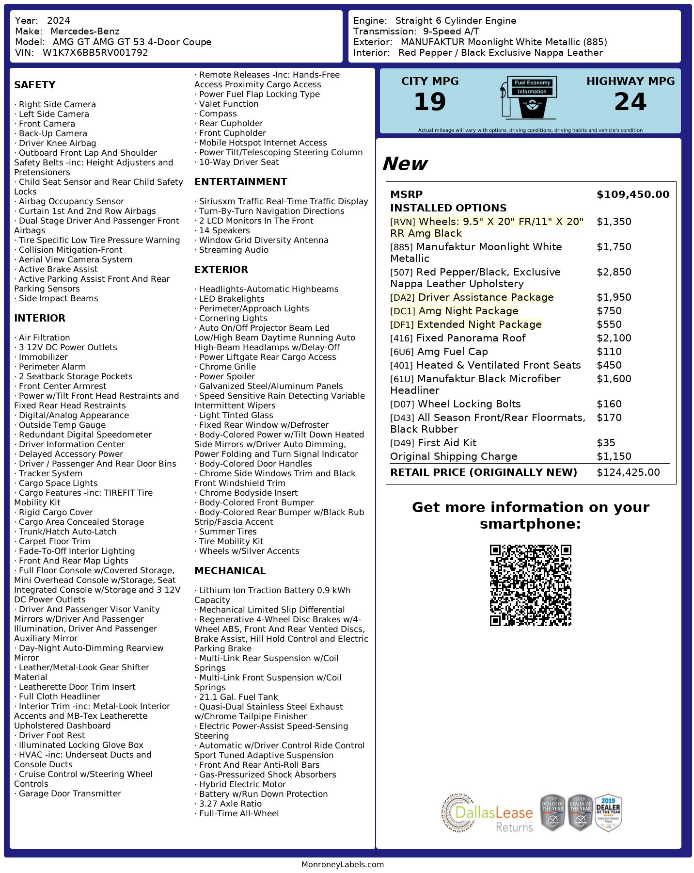 Used 2024 Mercedes-Benz AMG GT 53 image 3