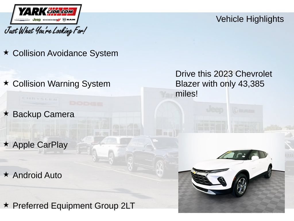 Used 2023 Chevrolet Blazer LT AWD/4WD image 7