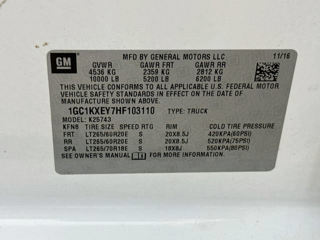Used 2017 Chevrolet Silverado 2500 High Country w/ Duramax Plus Package AWD/4WD image 34