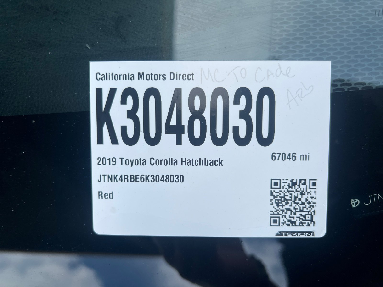 Used 2019 Toyota Corolla XSE FWD image 17