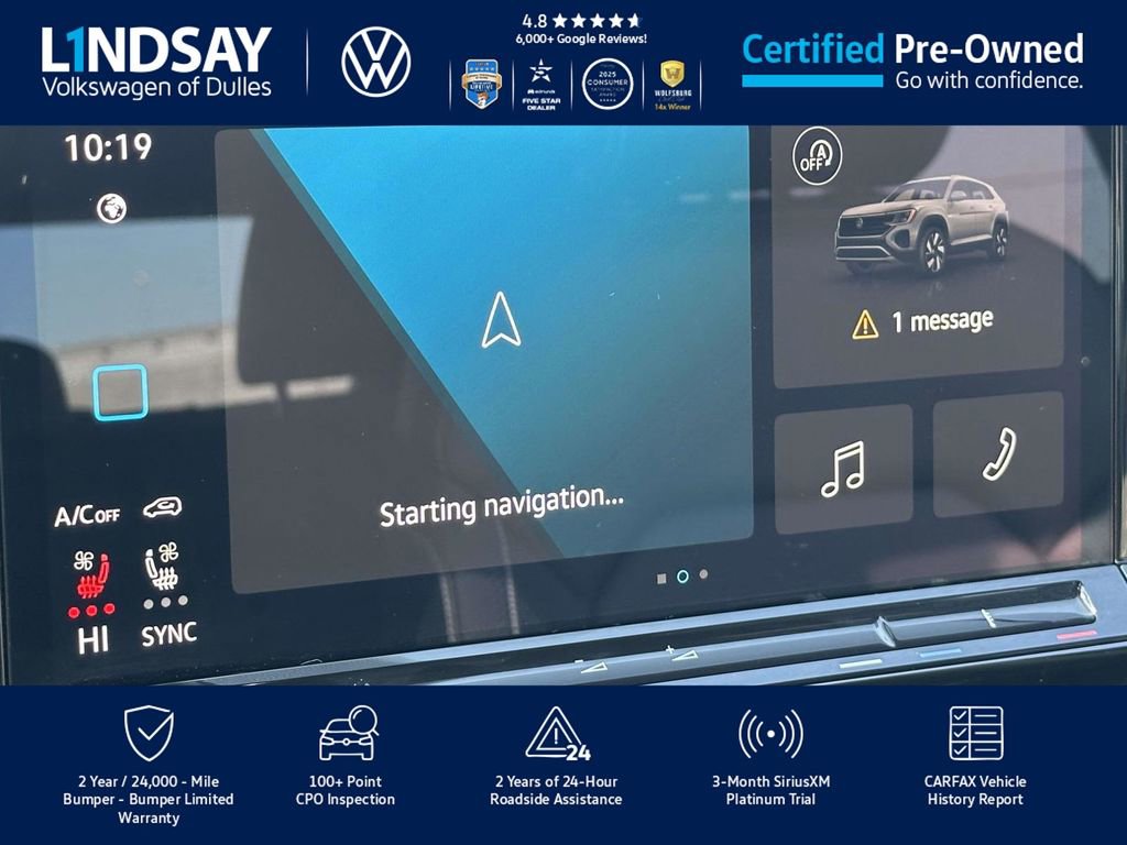 Certified 2025 Volkswagen Atlas Cross Sport SE image 16