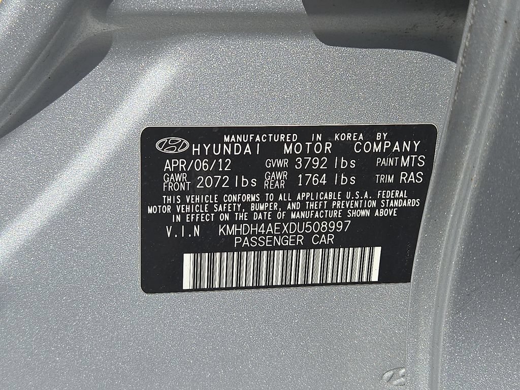 Used 2013 Hyundai Elantra GLS w/ Preferred Pkg FWD image 29
