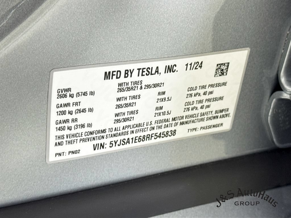 Used 2024 Tesla Model S Plaid AWD/4WD image 41