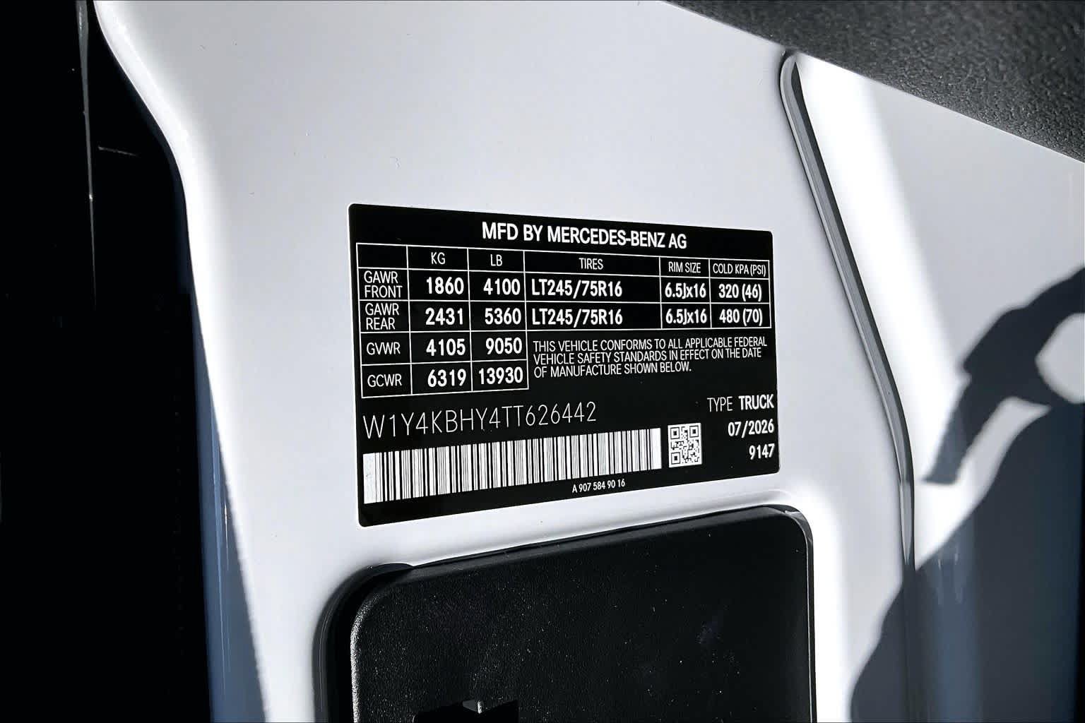 New 2026 Mercedes-Benz Sprinter 2500 image 12