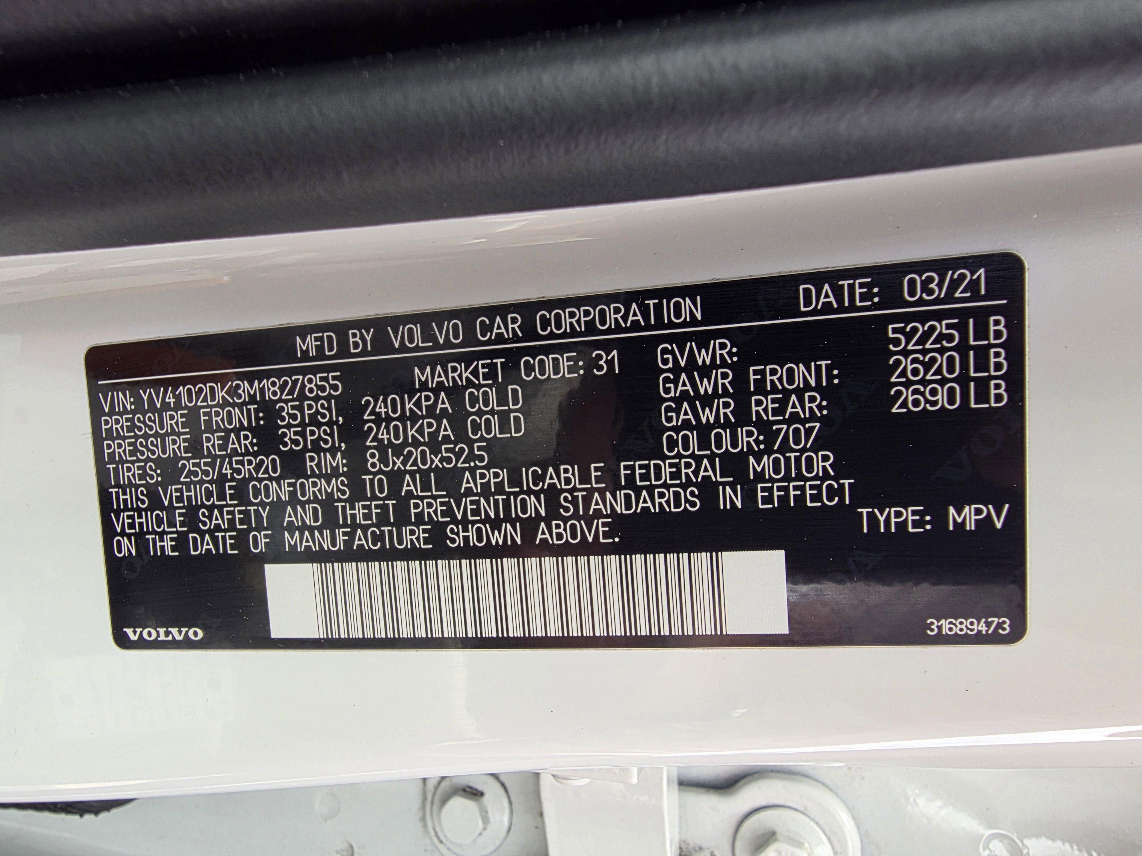 Used 2021 Volvo XC60 T5 Momentum w/ Climate Package image 35