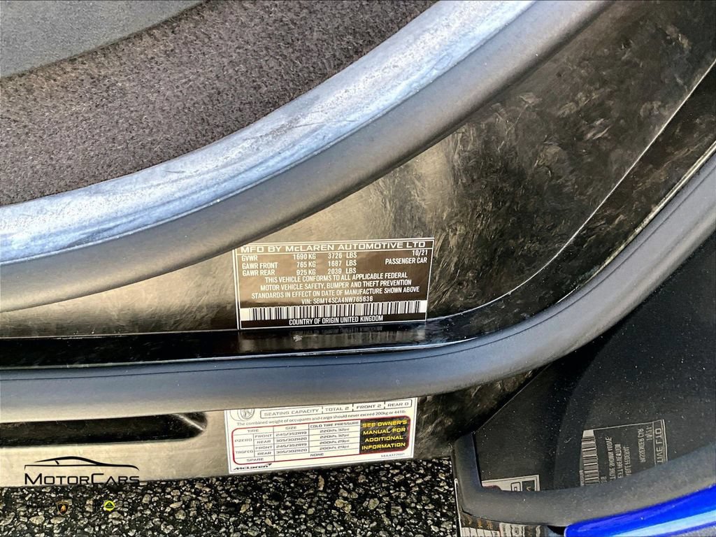 Used 2022 McLaren 765LT RWD image 21