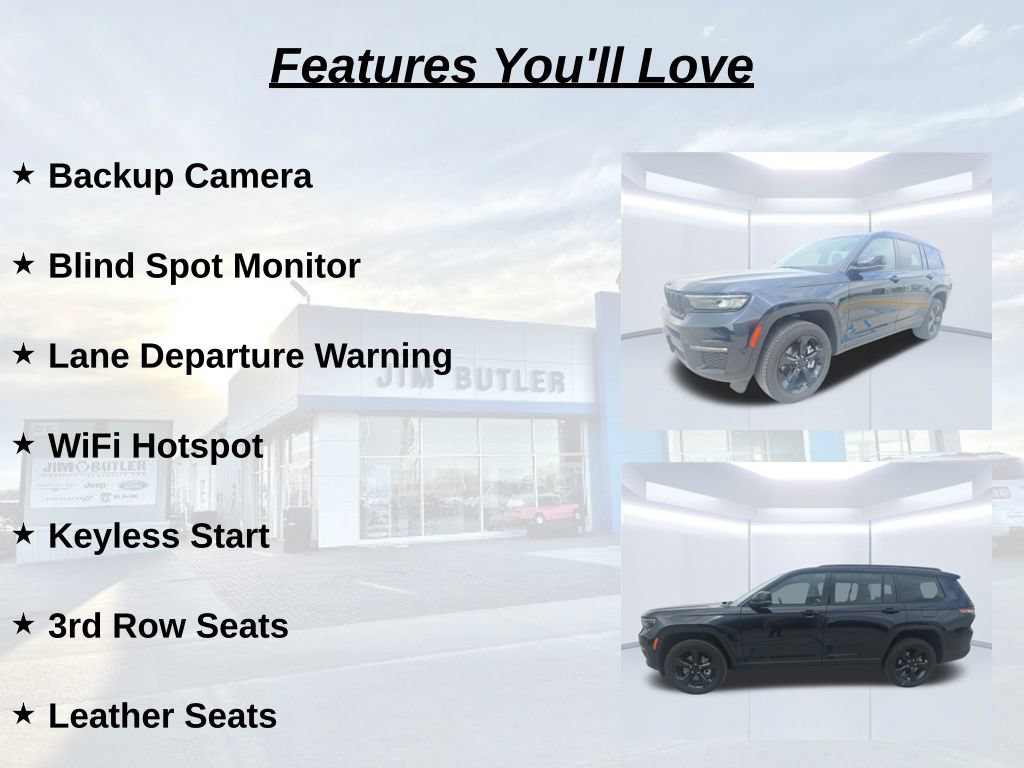 Used 2024 Jeep Grand Cherokee L Limited w/ Black Appearance Package AWD/4WD image 15