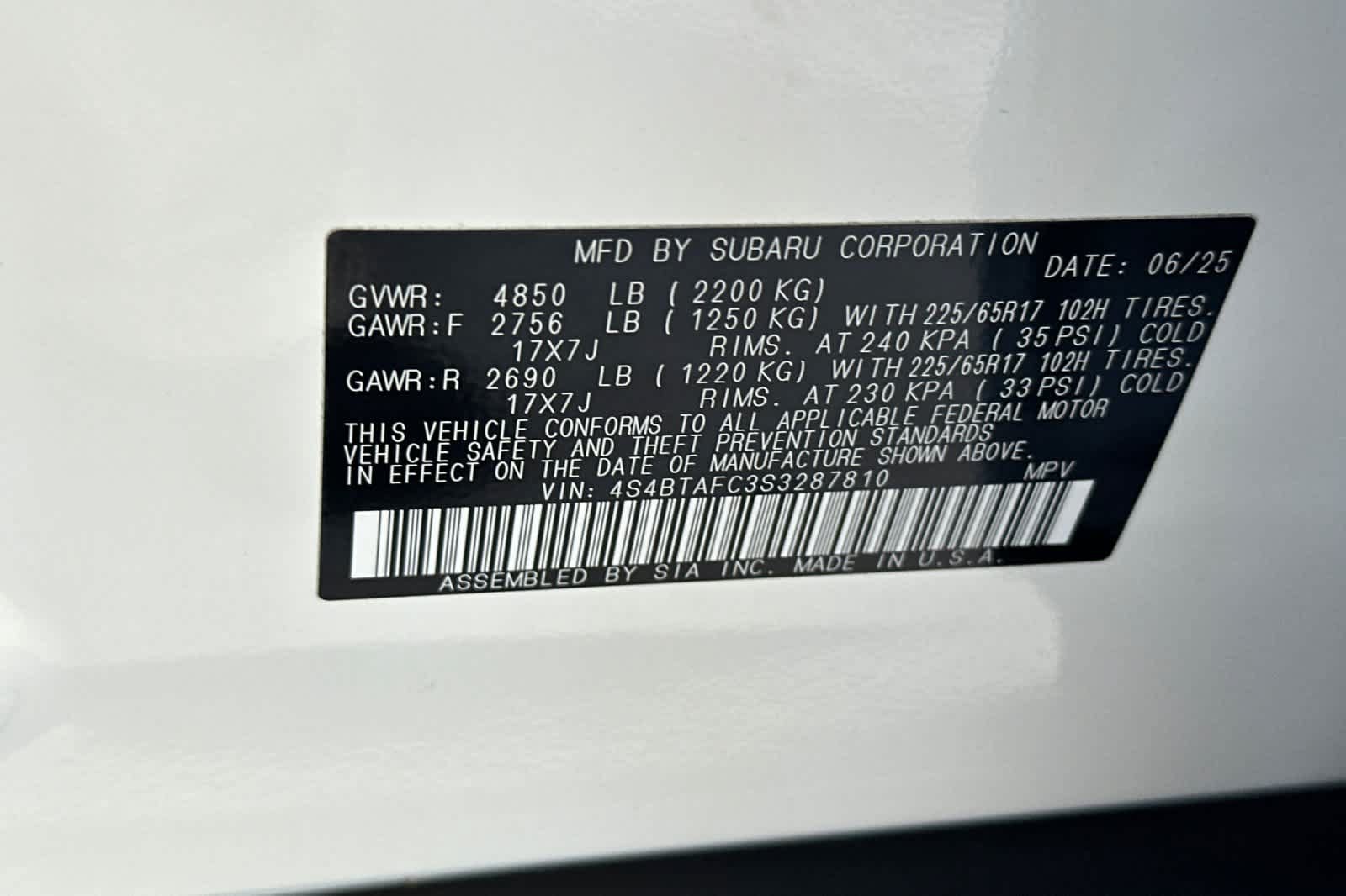 Certified 2025 Subaru Outback Premium AWD/4WD image 29