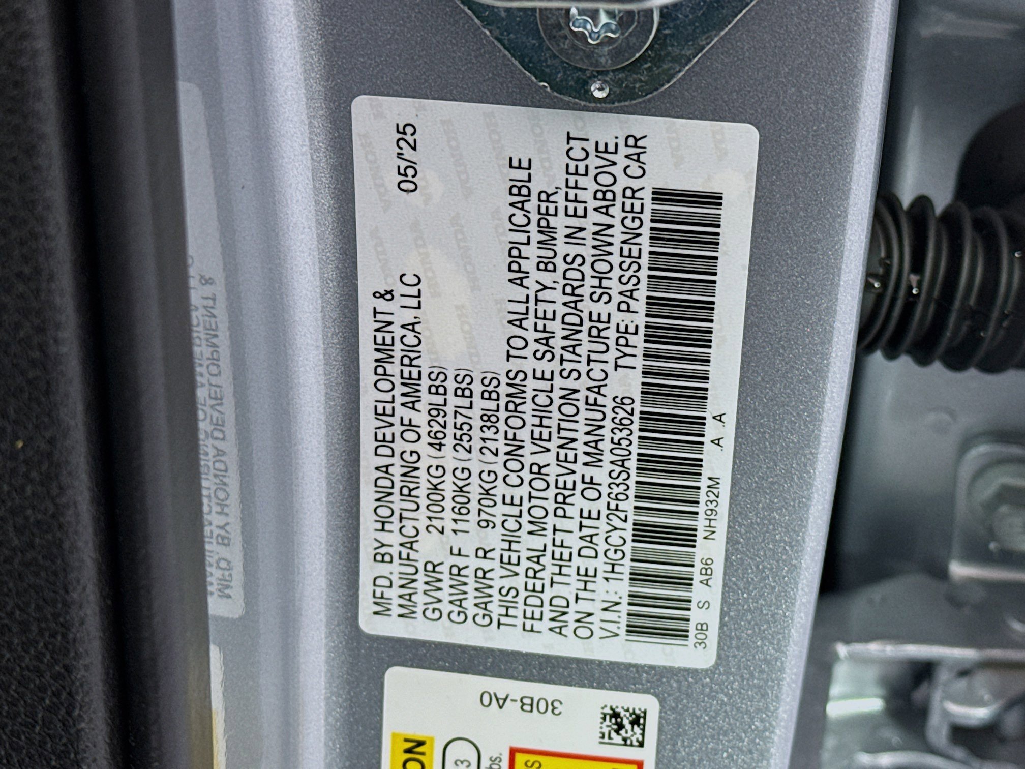 New 2025 Honda Accord EX-L image 32