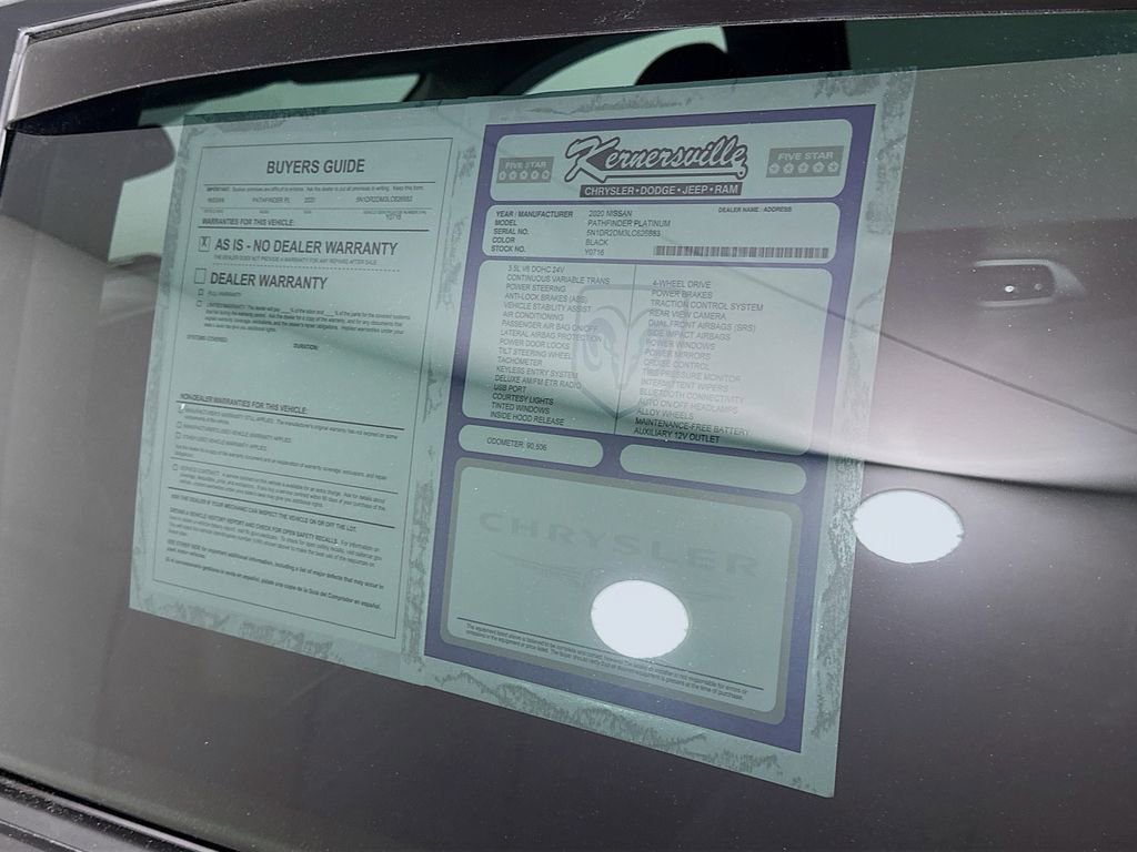 Used 2020 Nissan Pathfinder Platinum AWD/4WD image 35