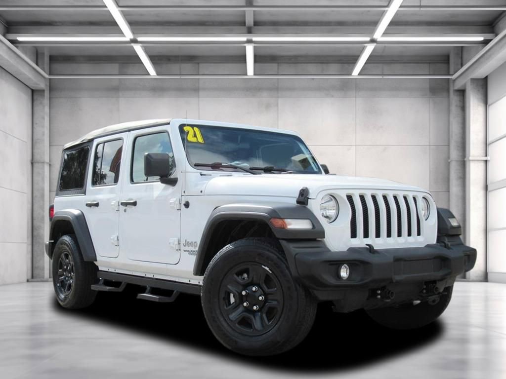 Used 2021 Jeep Wrangler Unlimited Sport image 1