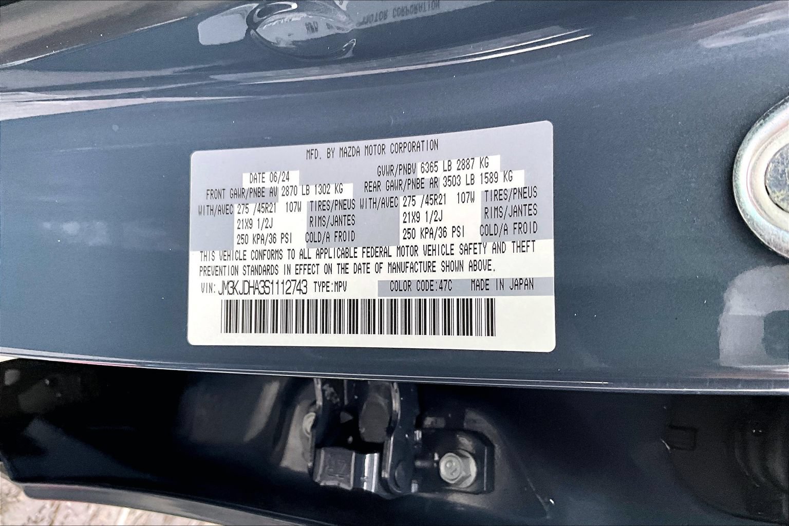 Used 2025 MAZDA CX-70 Plug-In Hybrid w/ Premium Pkg AWD/4WD image 32
