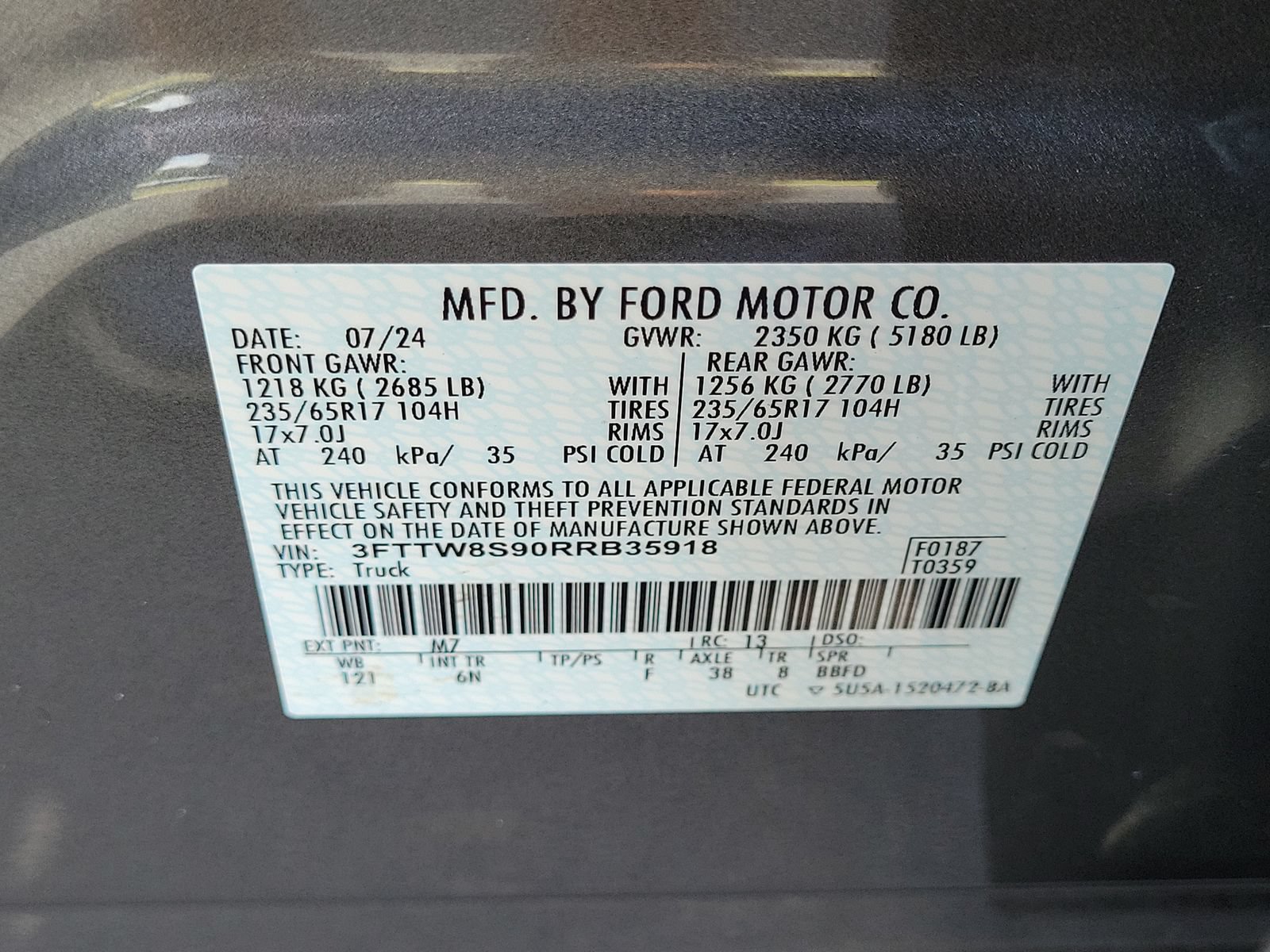 Certified 2024 Ford Maverick Lariat w/ 4K Tow Package AWD/4WD image 28