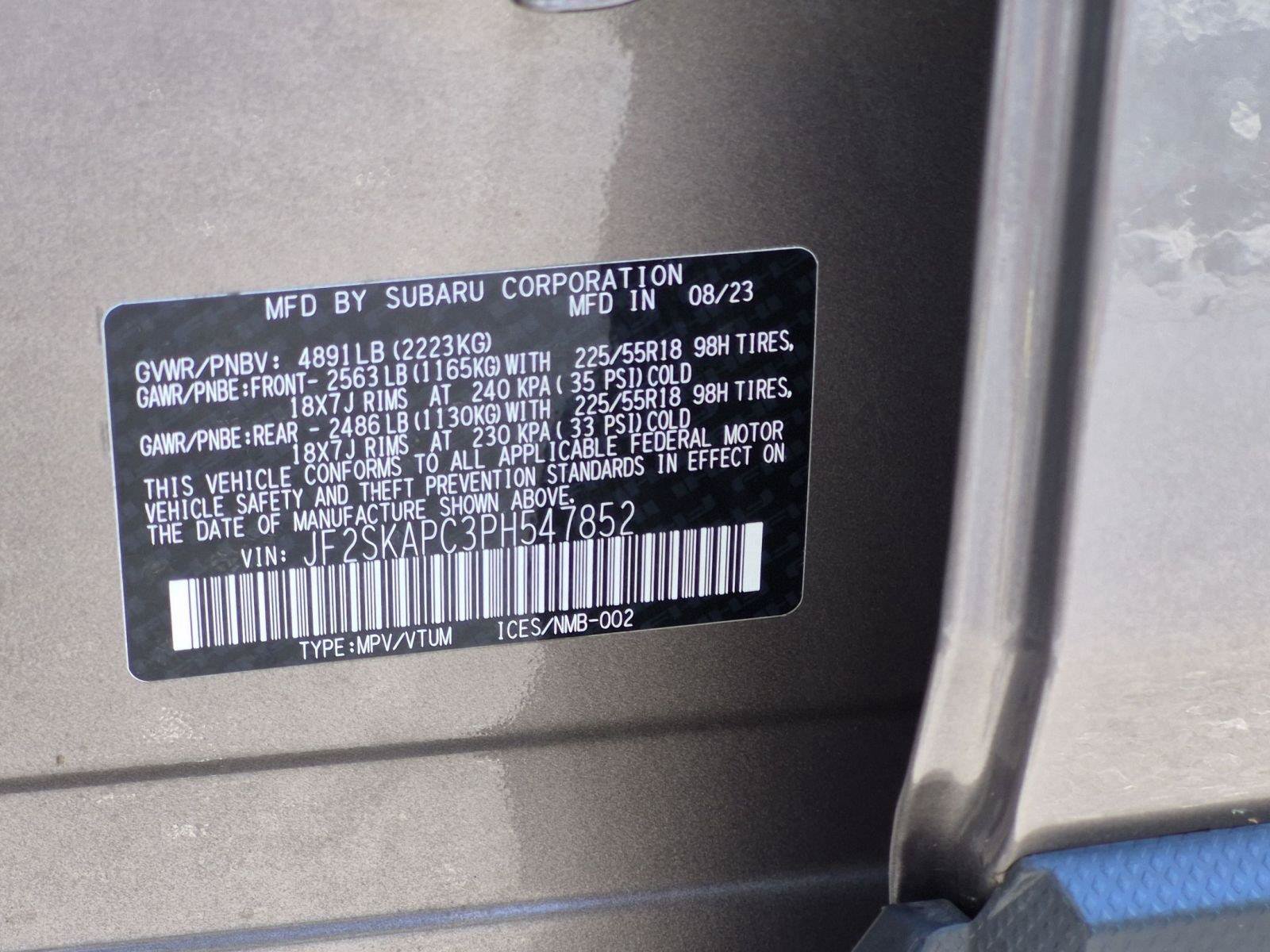 Certified 2023 Subaru Forester Limited AWD/4WD image 34