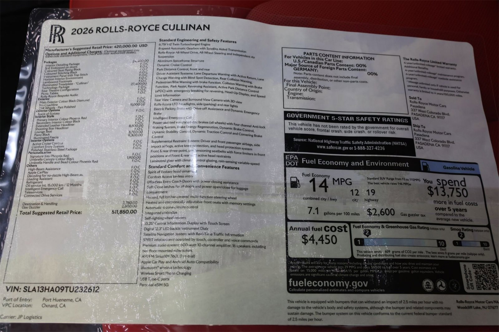 New 2026 Rolls-Royce Cullinan image 39