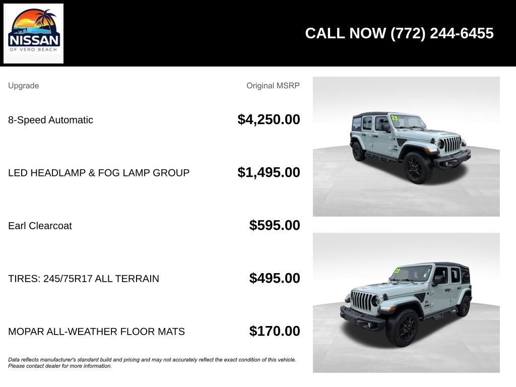 Used 2023 Jeep Wrangler Sport image 6