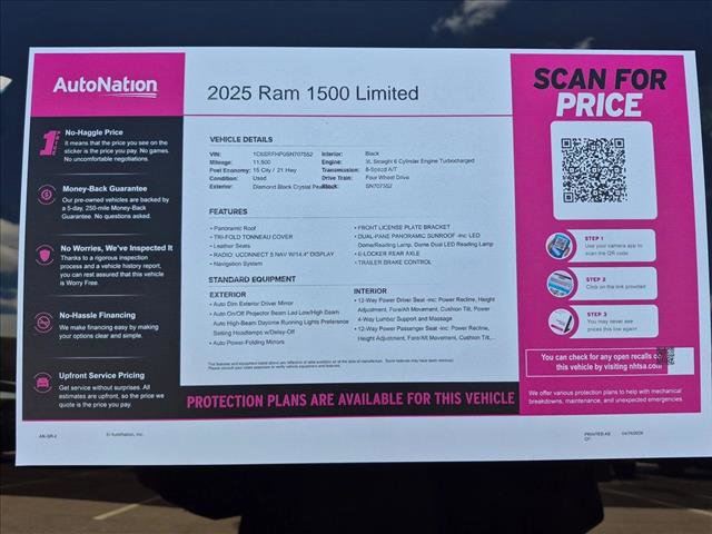 Used 2025 RAM 1500 Limited AWD/4WD image 23