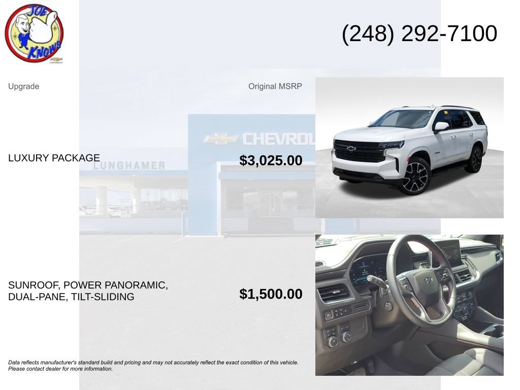 Certified 2023 Chevrolet Tahoe RST w/ Luxury Package AWD/4WD image 5