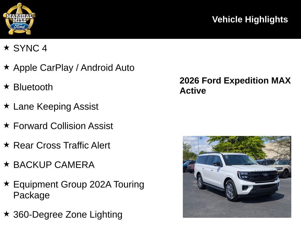 New 2026 Ford Expedition Max Active AWD/4WD image 2