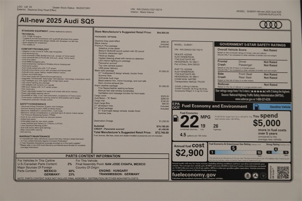 New 2025 Audi SQ5 Premium Plus image 31