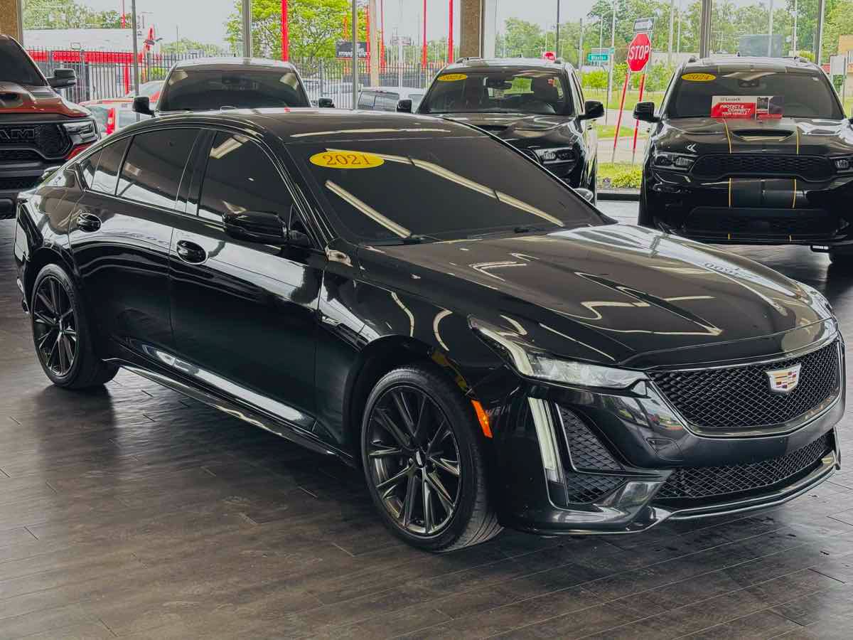 Used 2021 Cadillac CT5 V w/ Cold Weather Package AWD/4WD image 1