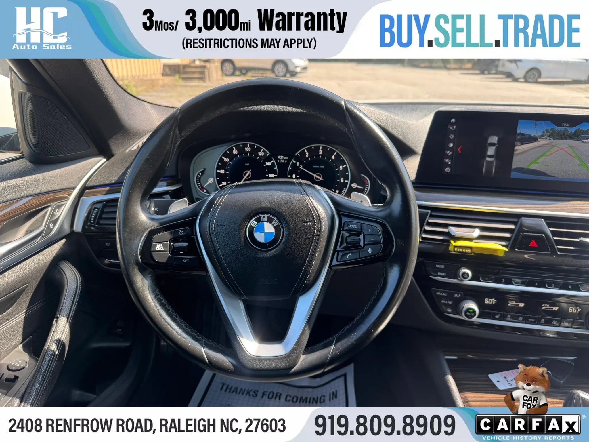 Used 2018 BMW 530i w/ Premium Package RWD image 25