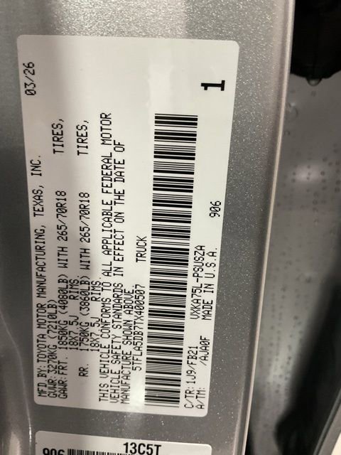 New 2026 Toyota Tundra SR5 image 22