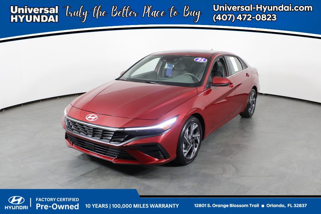 Certified 2025 Hyundai Elantra SEL