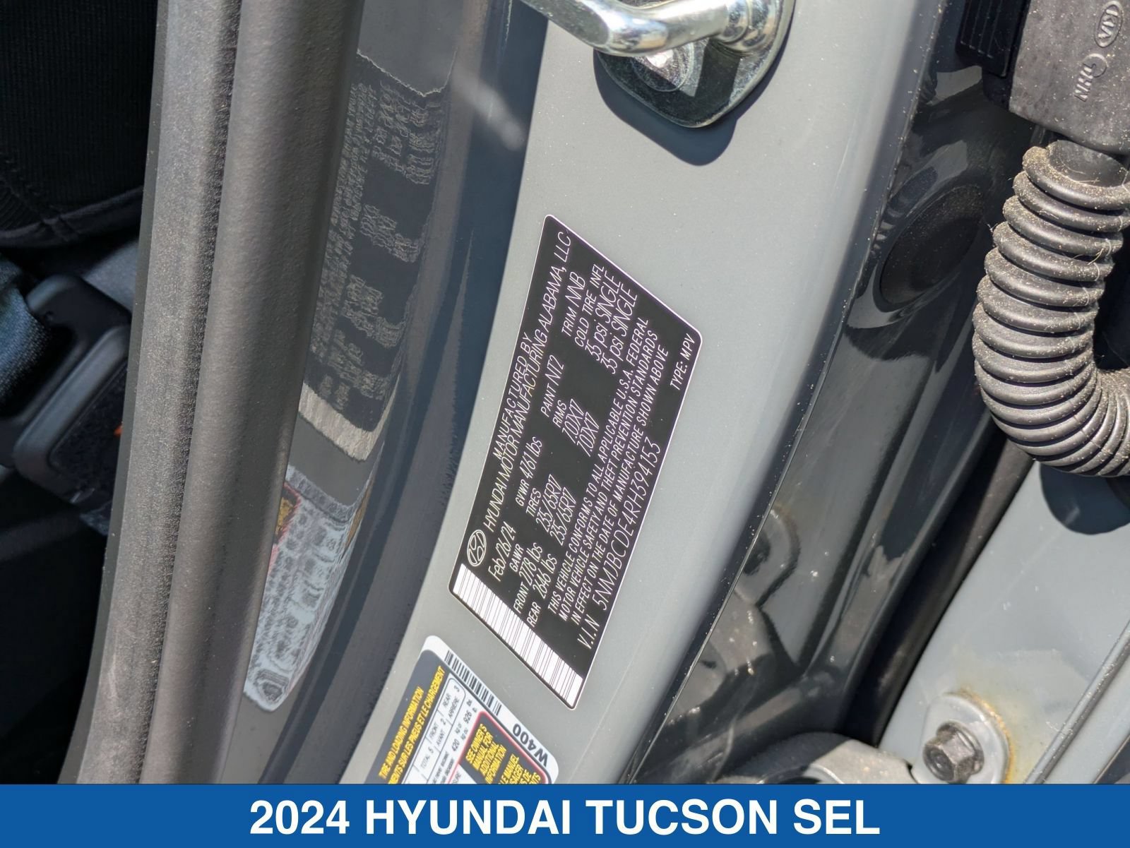 Used 2024 Hyundai Tucson SEL AWD/4WD image 38