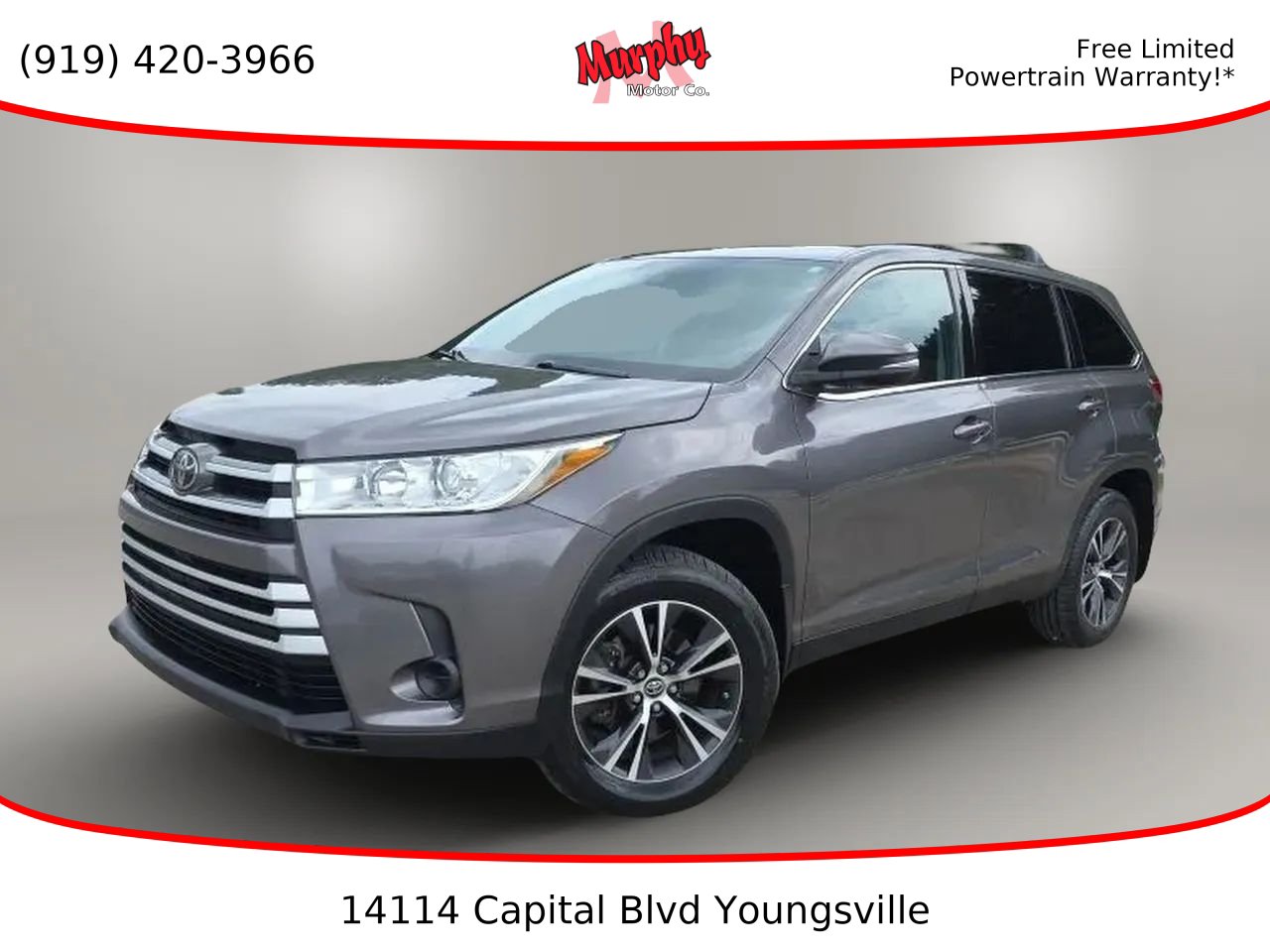 Used 2019 Toyota Highlander LE AWD/4WD image 1
