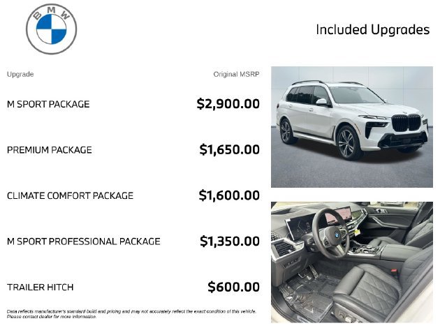 Used 2026 BMW X7 xDrive40i w/ M Sport Package AWD/4WD image 4