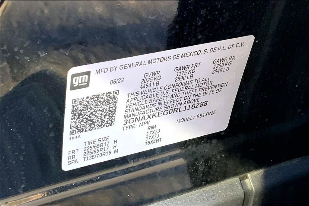 Used 2024 Chevrolet Equinox LT w/ LPO, Floor Liner Package image 14