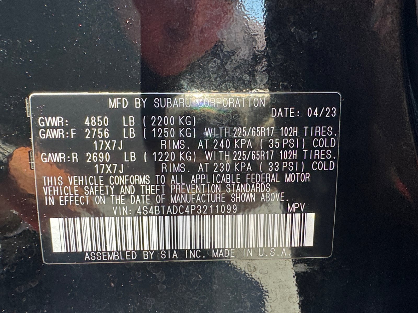 Used 2023 Subaru Outback Premium AWD/4WD image 20