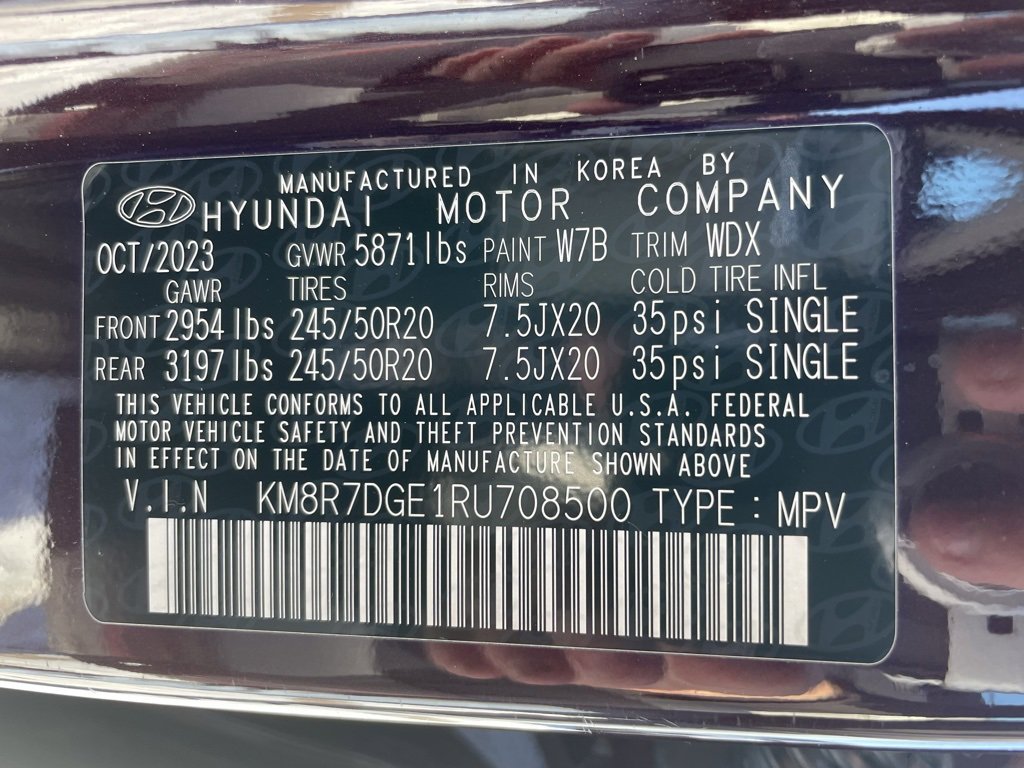 Used 2024 Hyundai Palisade Calligraphy image 48