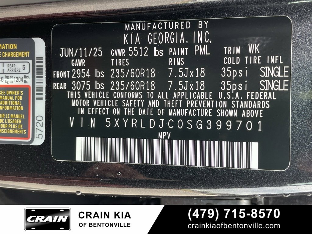 New 2025 Kia Sorento S image 33