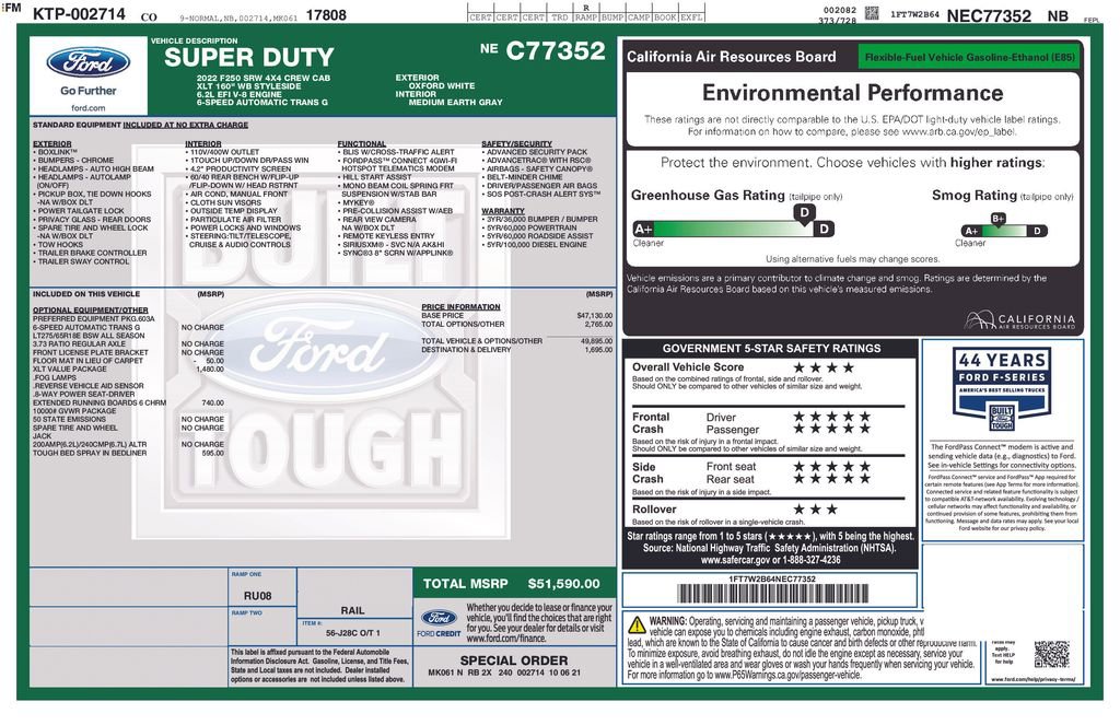 Used 2022 Ford F250 XLT w/ XLT Value Package AWD/4WD image 31
