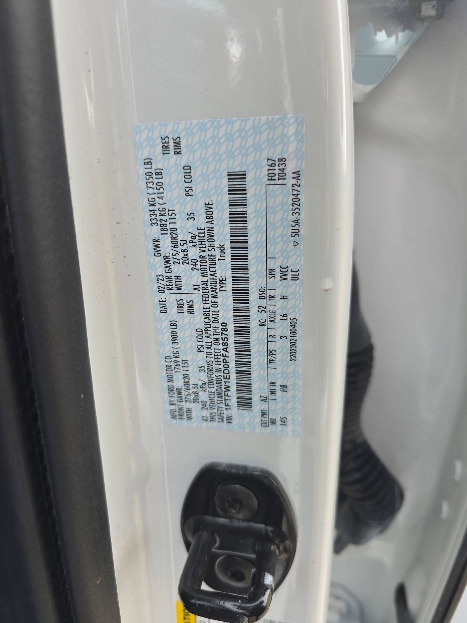 Used 2023 Ford F150 Lariat w/ Equipment Group 502A High image 20