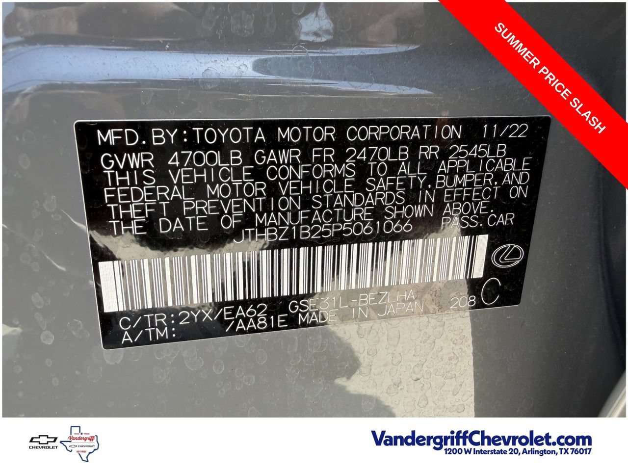 Used 2023 Lexus IS 350 F Sport w/ Accessory Package 2 RWD image 28