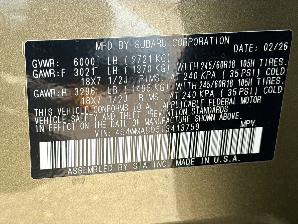 New 2026 Subaru Ascent Premium image 42