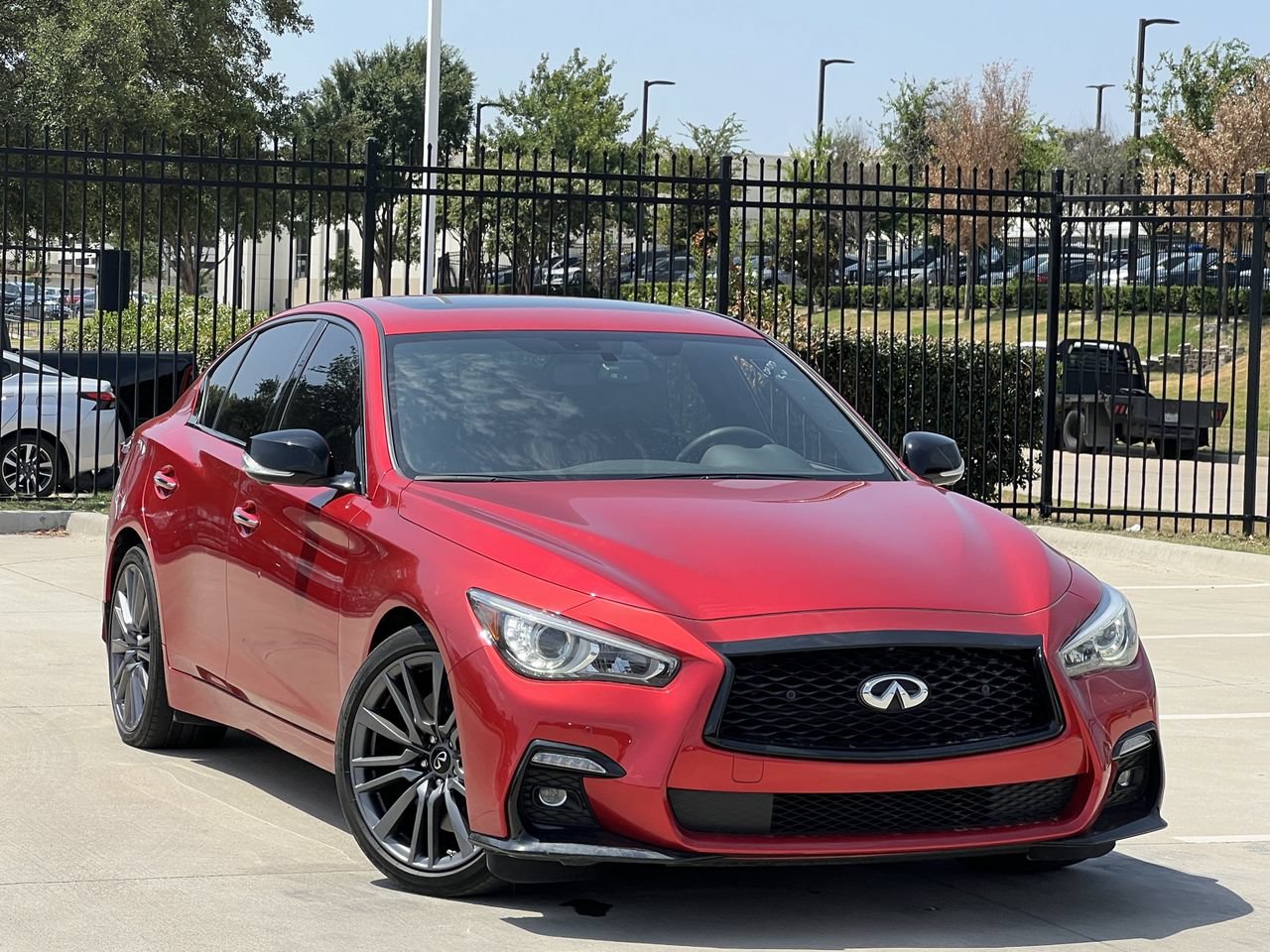 Used 2023 INFINITI Q50 Red Sport 400 RWD image 2