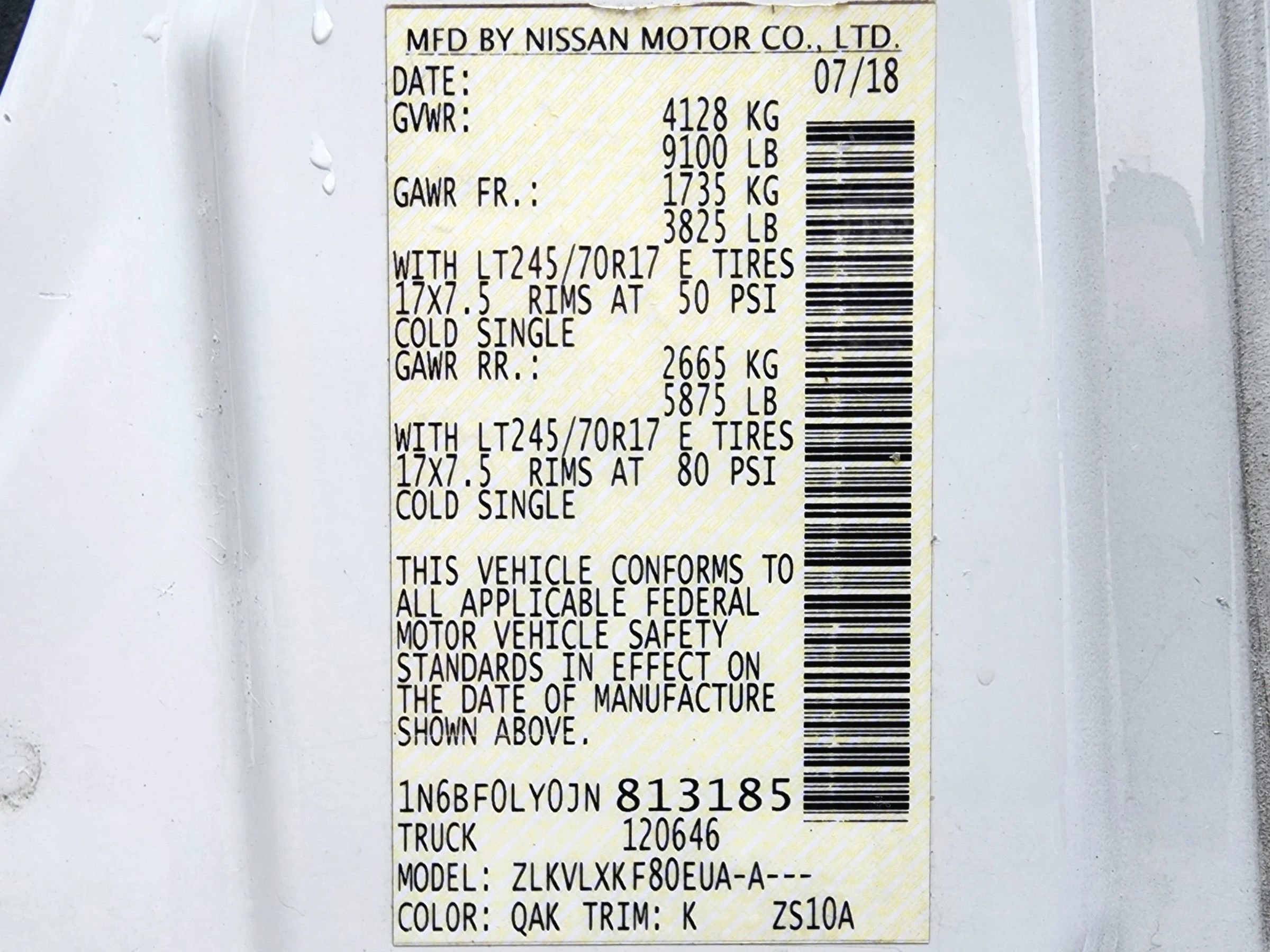 Used 2018 Nissan NV 2500 SV w/ Navigation Package image 22