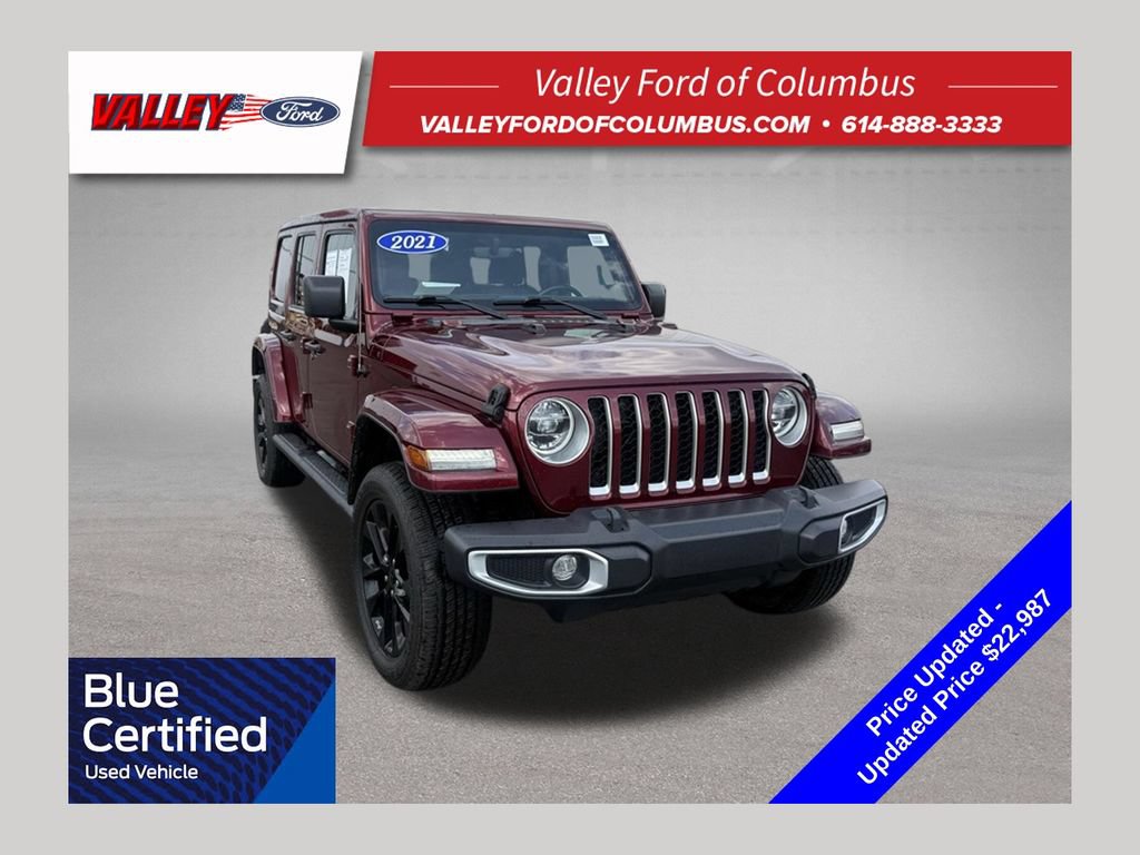 Used 2021 Jeep Wrangler Unlimited Sahara w/ Cold Weather Group