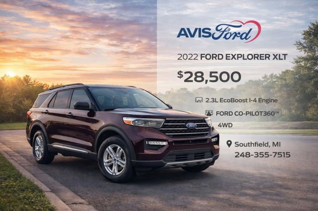 Used 2022 Ford Explorer XLT w/ Equipment Group 202A